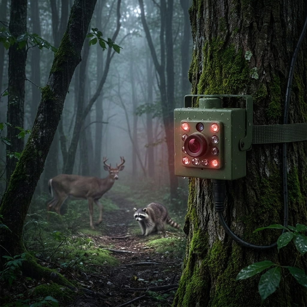 1080p HD weatherproof wildlife camera lifestyle