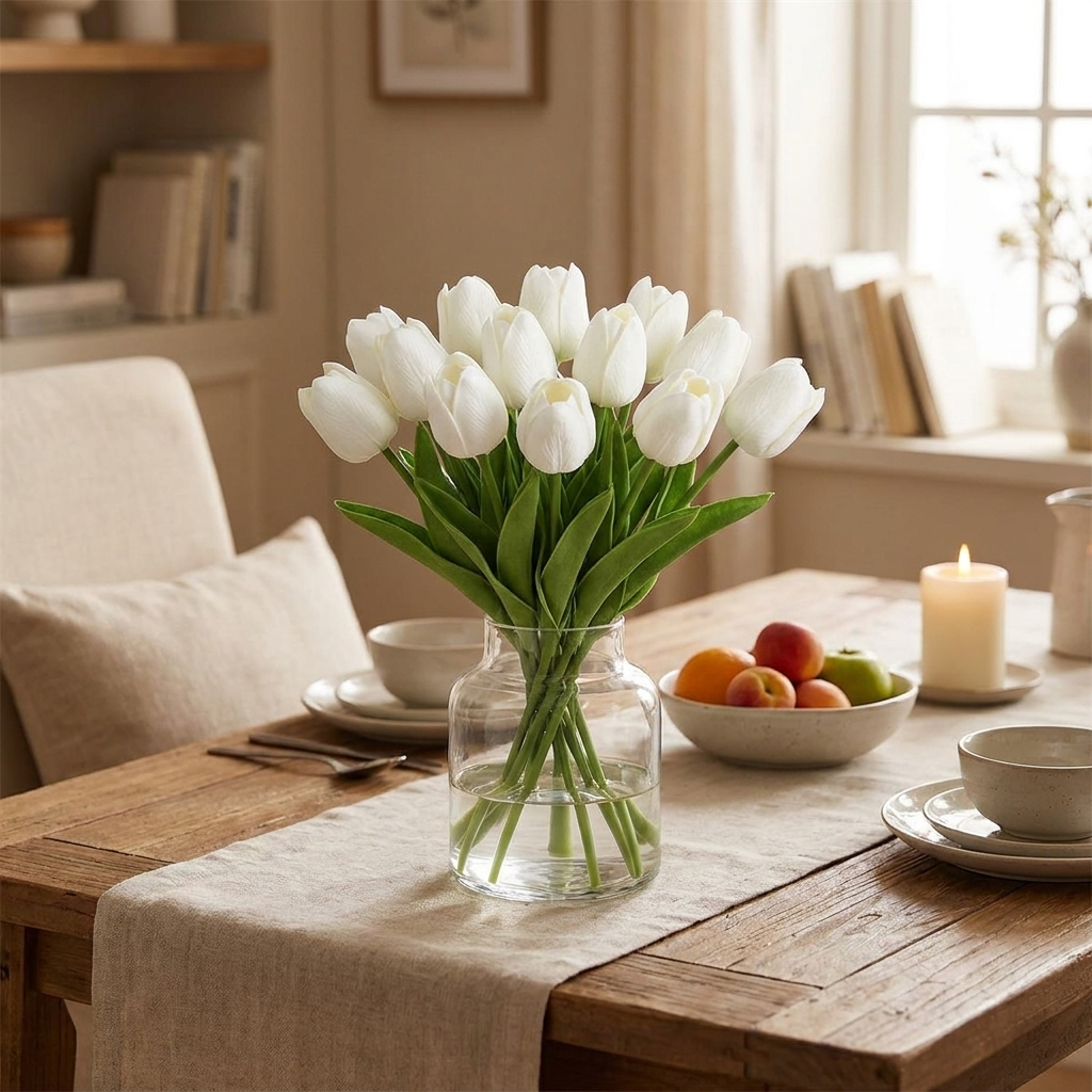 10x Artificial Tulips Flowers lifestyle